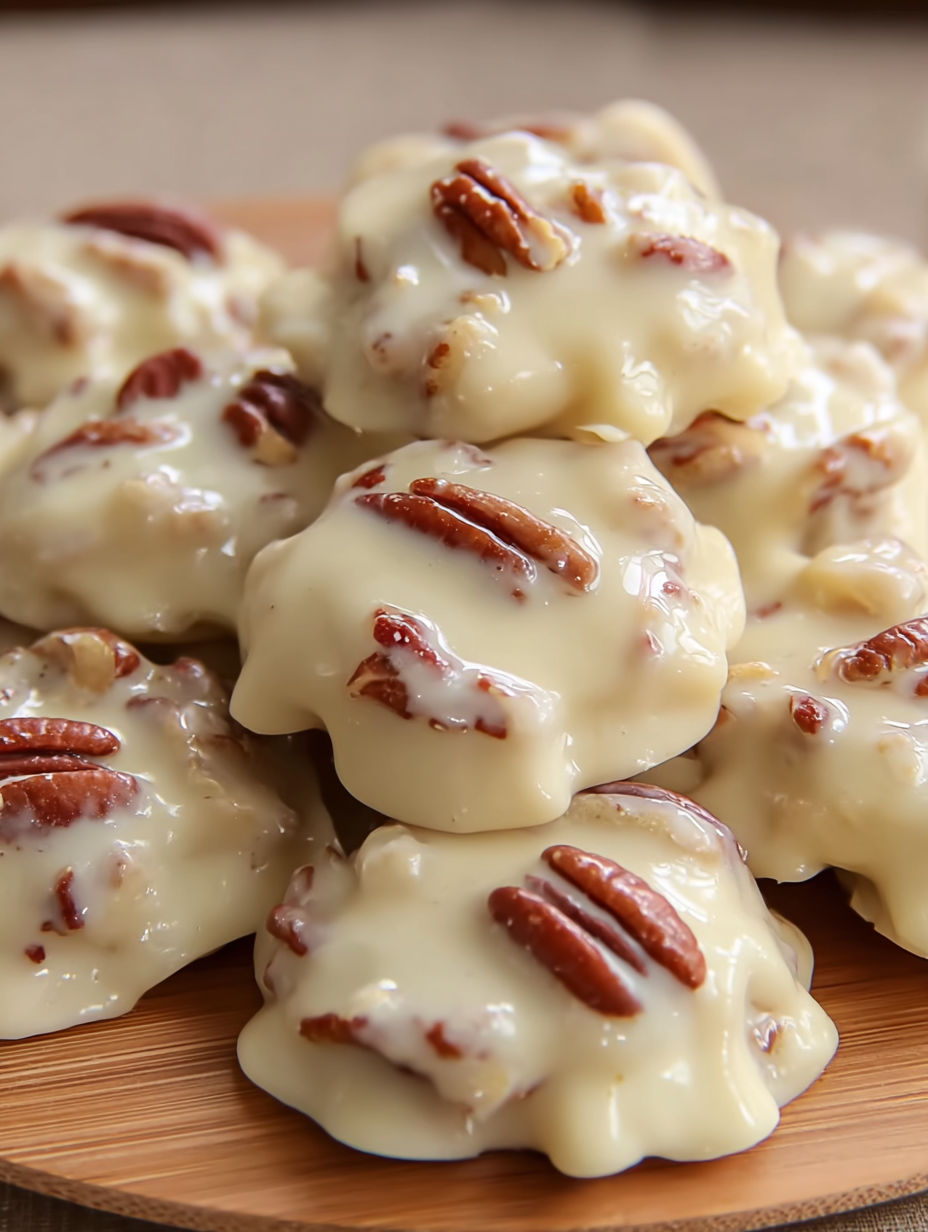Vanilla Pecan Pralines.