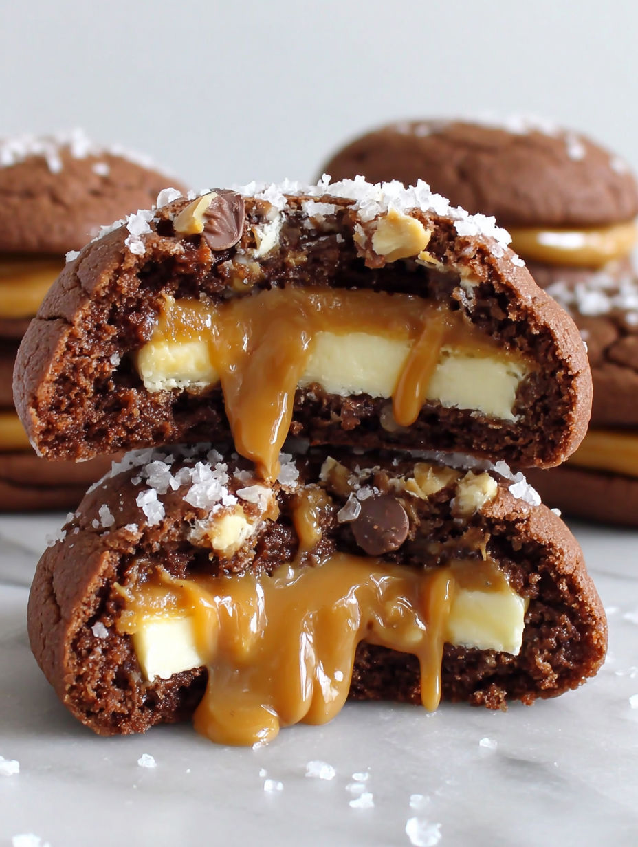 Biscoff Stuffed Cookies Delight.