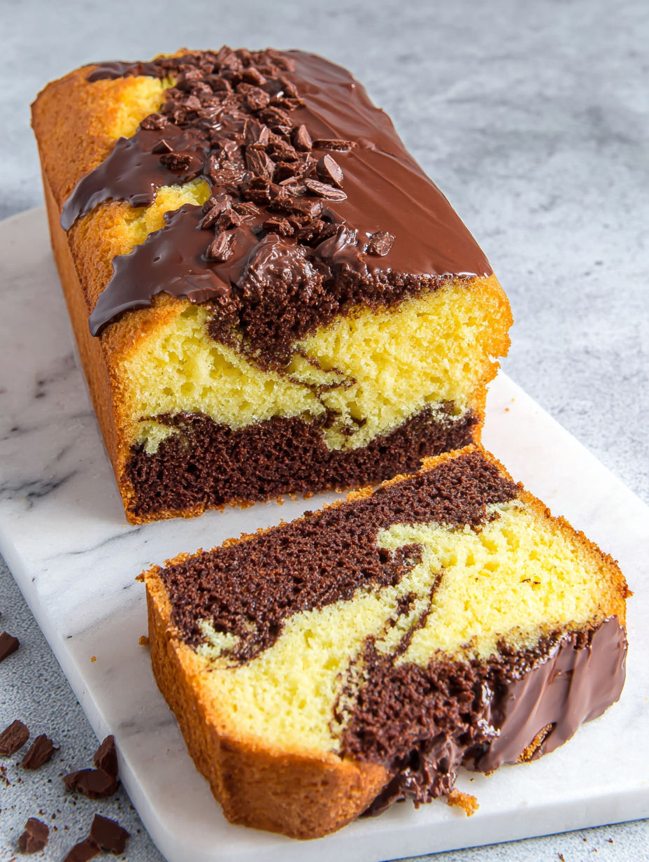 A slice of chocolate cake with chocolate frosting.