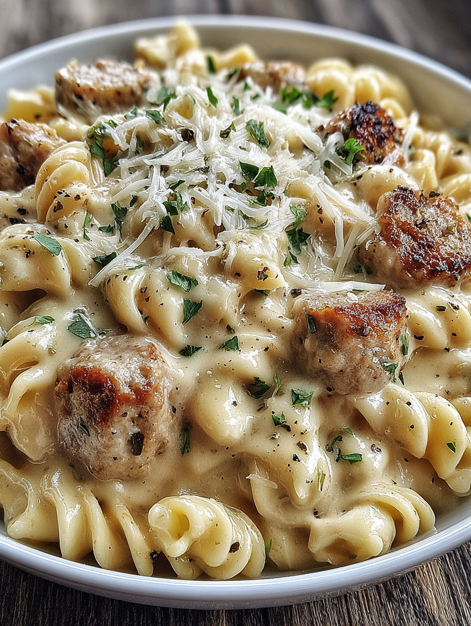 A bowl of creamy pepper jack pasta.