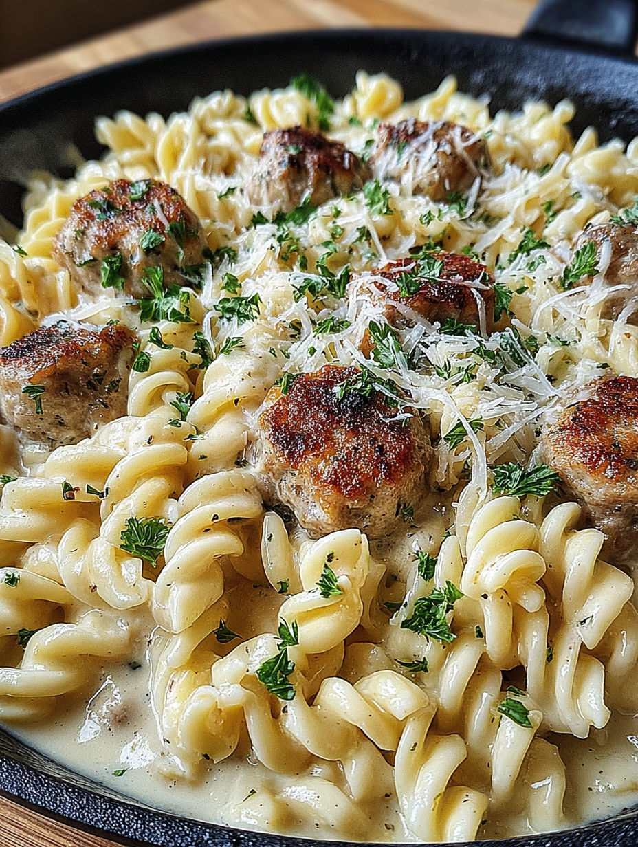 A bowl of creamy pepper jack pasta.