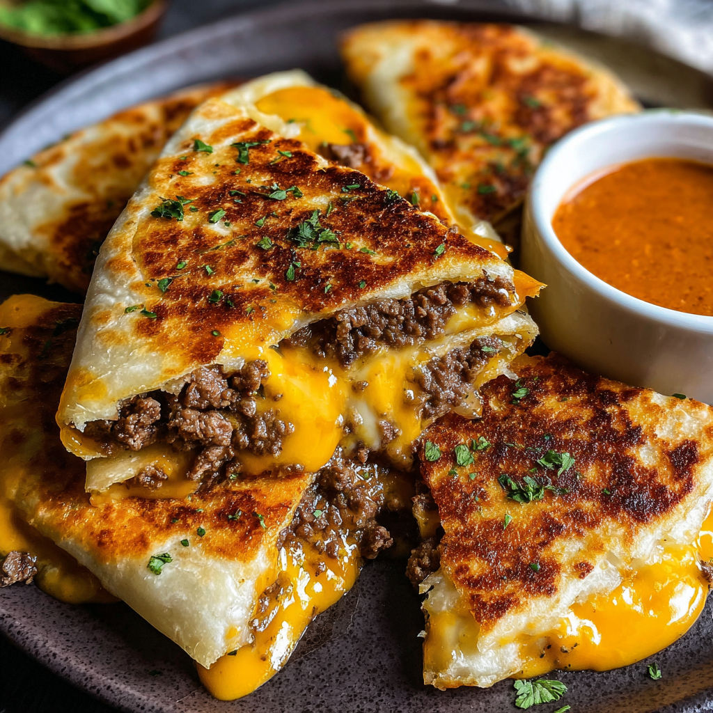 A plate of crispy smashed cowboy butter melts.