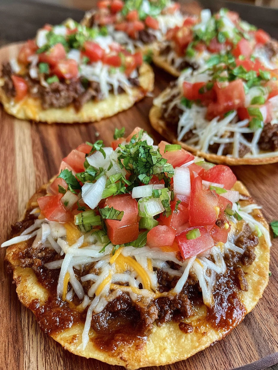 A close up of a pizza with tomatoes, cheese, and meat.