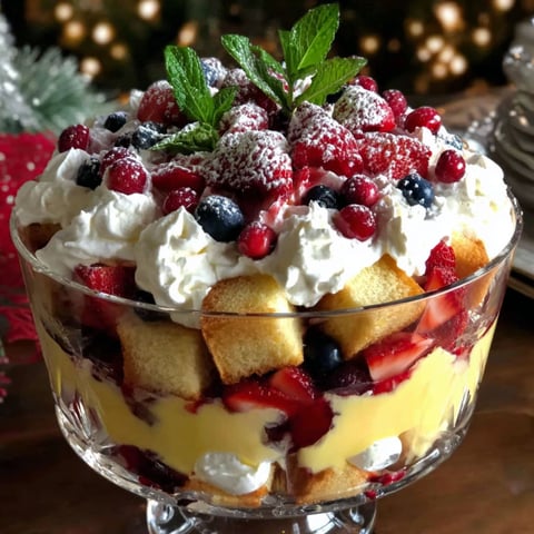 A Christmas Trifle is a delicious dessert.