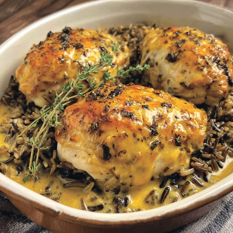 A bowl of chicken and rice.